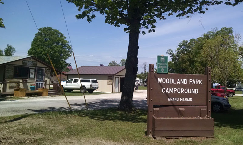 Woodland Park Campground - Burt Township - Grand Marais, MI